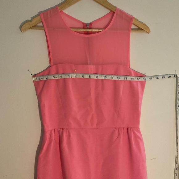 Sandro shift dress, sheer top, sheer back to waist - Picture 7 of 12